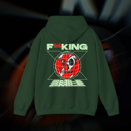 F**KING SMILE! - Forest Green - Hoodie