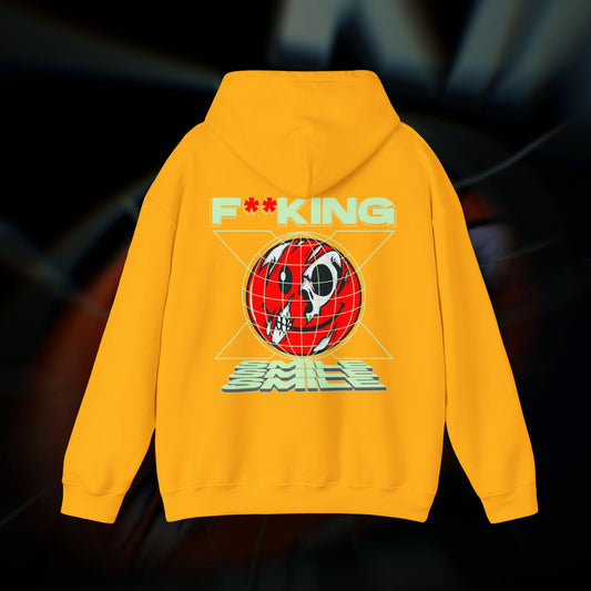 F**KING SMILE! - Gold - Hoodie