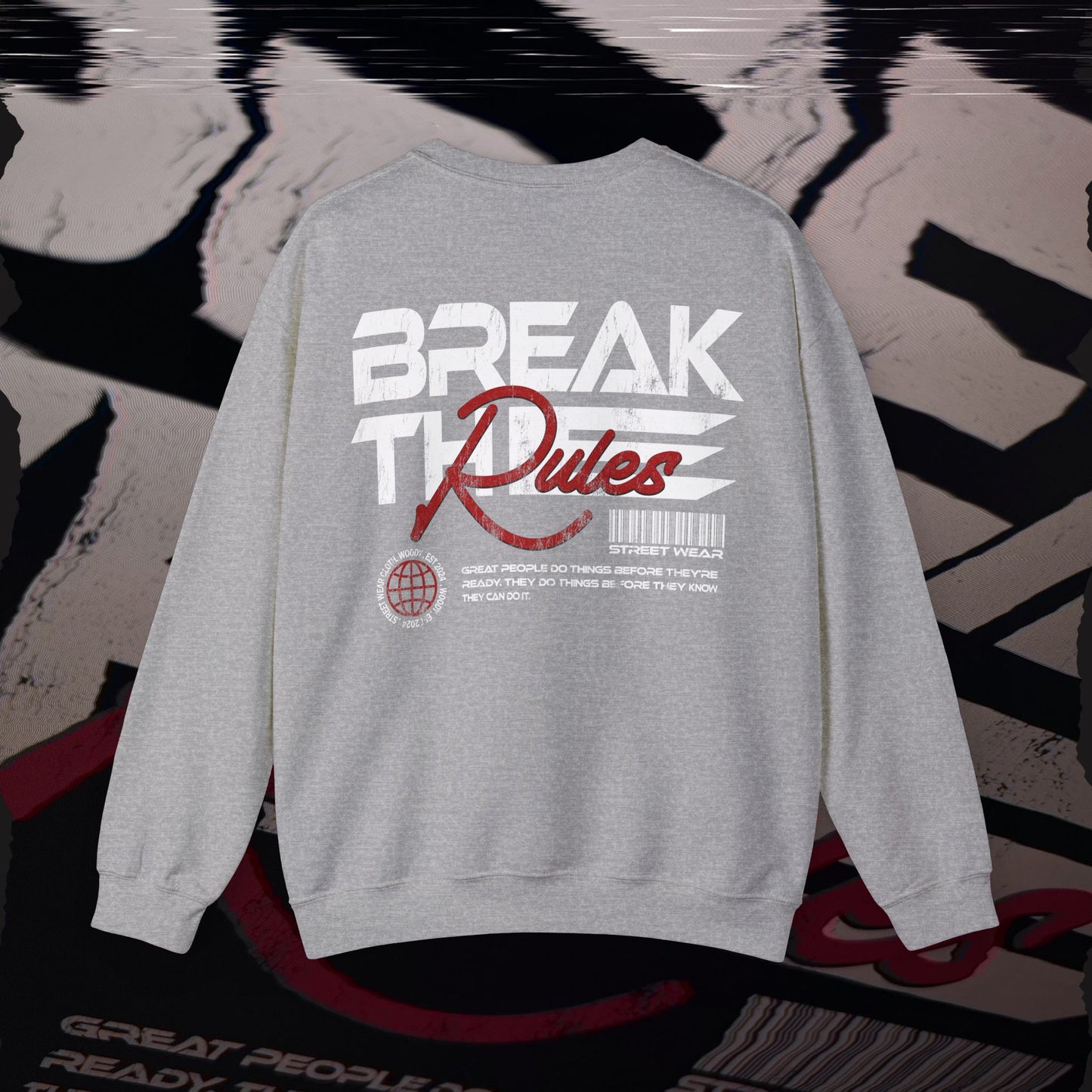 Break The Rules - Sports Grey - T-Shirt