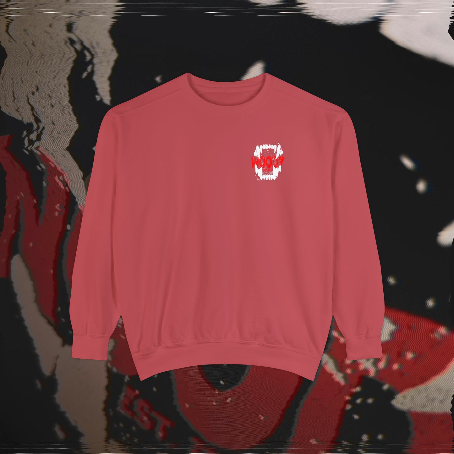 Bite Back - Crimson - Crewneck