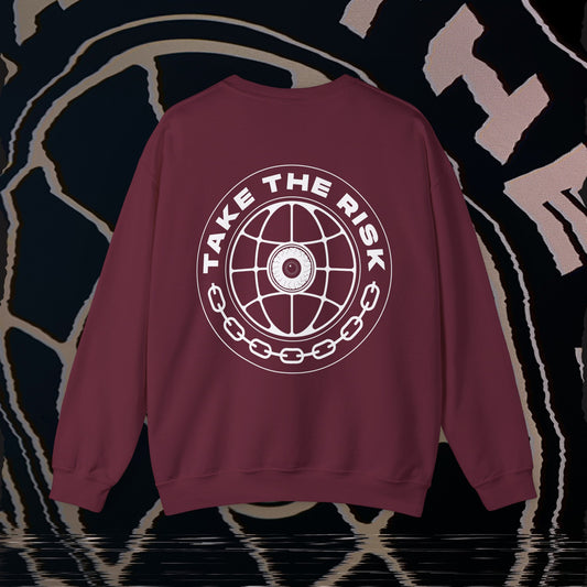 Take The Risk - Maroon - Crewneck