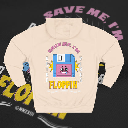 Save Me, I'm Floppin' - Pale Pink - Hoodie