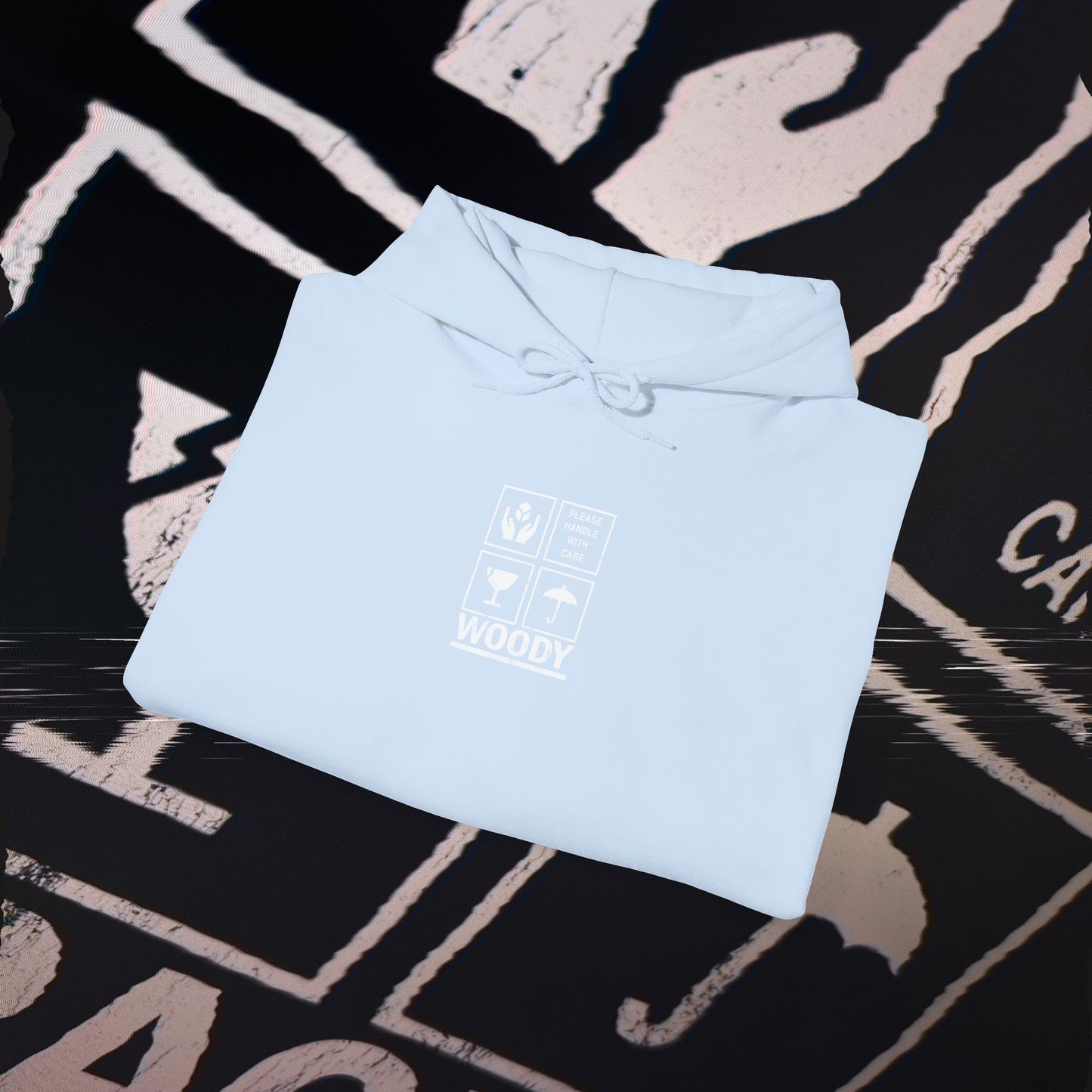 Fragile - Light Blue - Hoodie