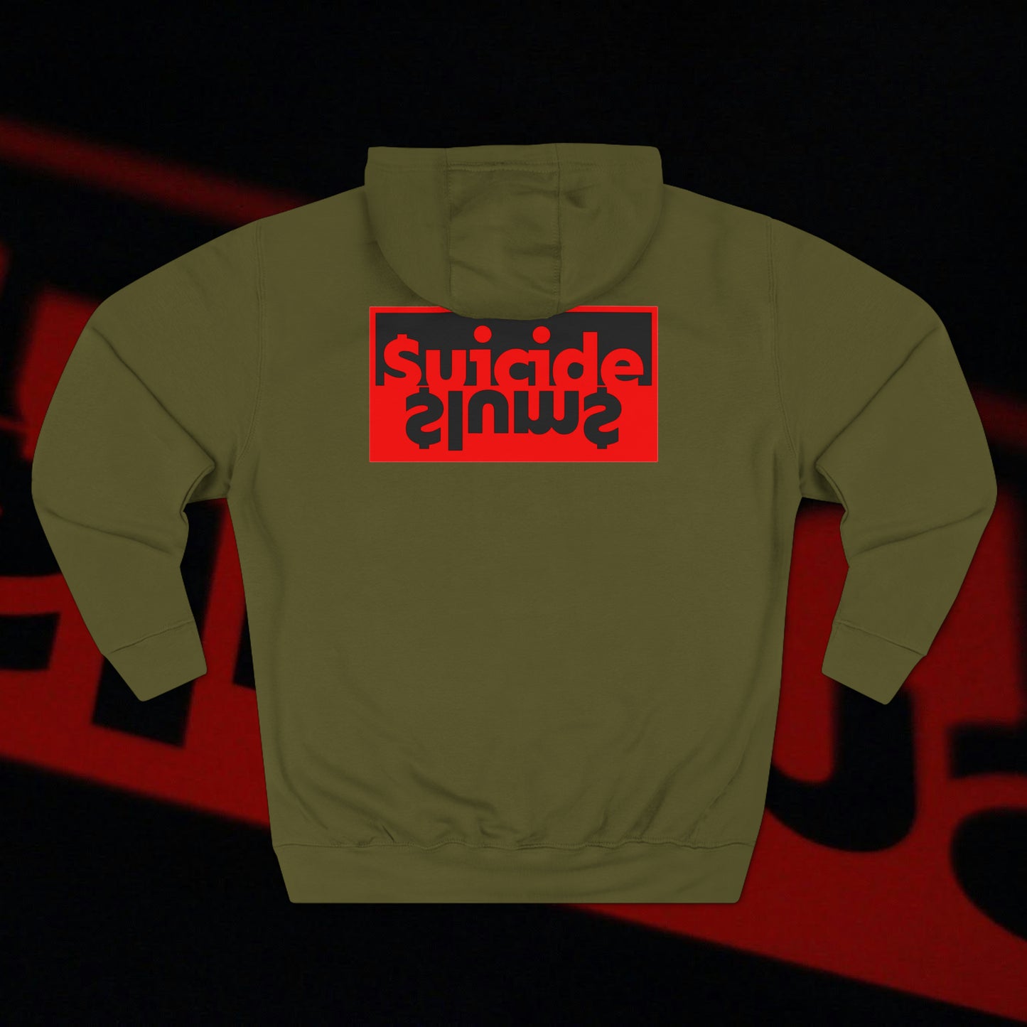 $uicide $lum$ - Army Green - Hoodie