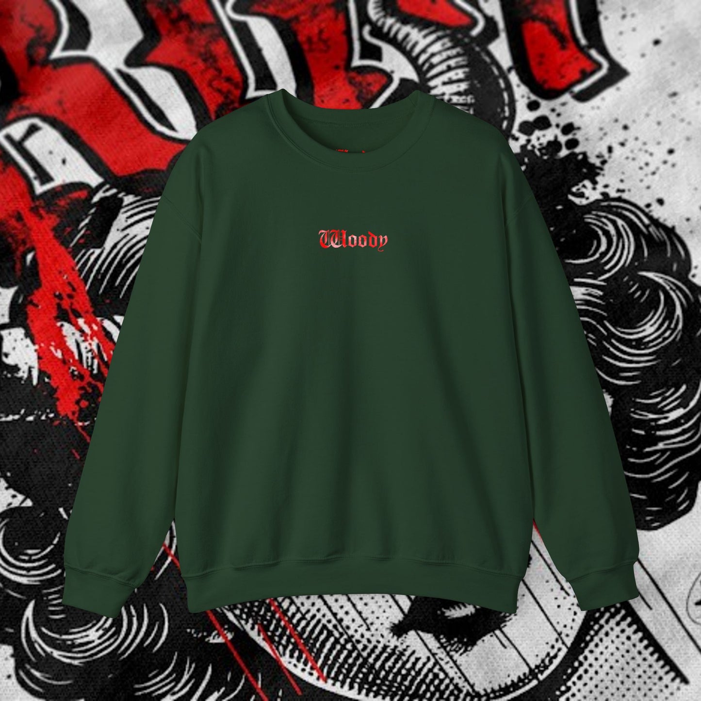 Lost In Grim - Forest Green - Crewneck