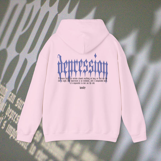 Depression - Light Pink - Hoodie