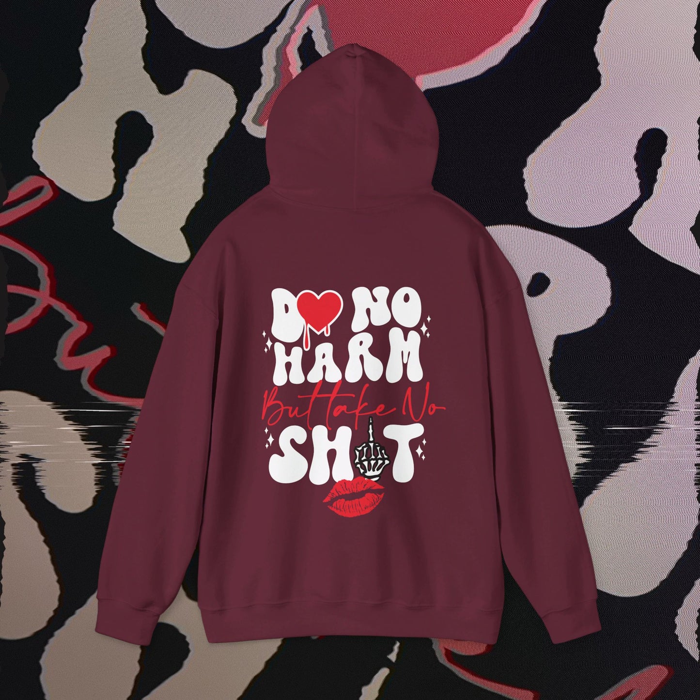 No-nonsense - Maroon - Hoodie