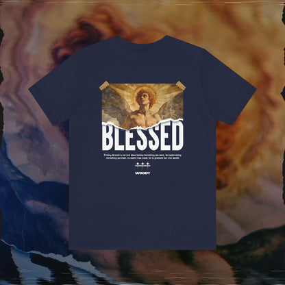 Blessed - Navy - T-shirt