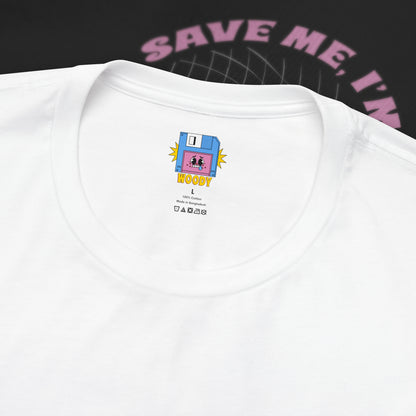 Save Me, I'm Floppin' - White - T-Shirt