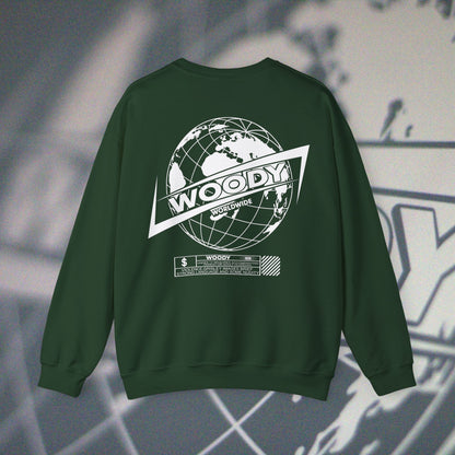 Woody Worldwide - Forest Green - Crewneck