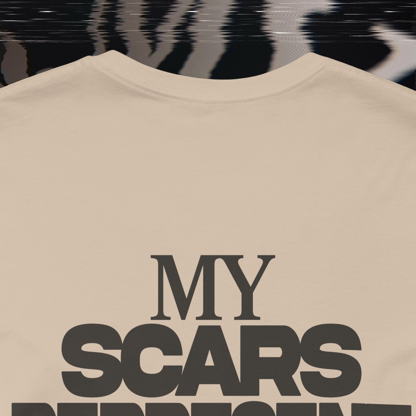 My Scars Represent My Mercy - Tan - T-shirt