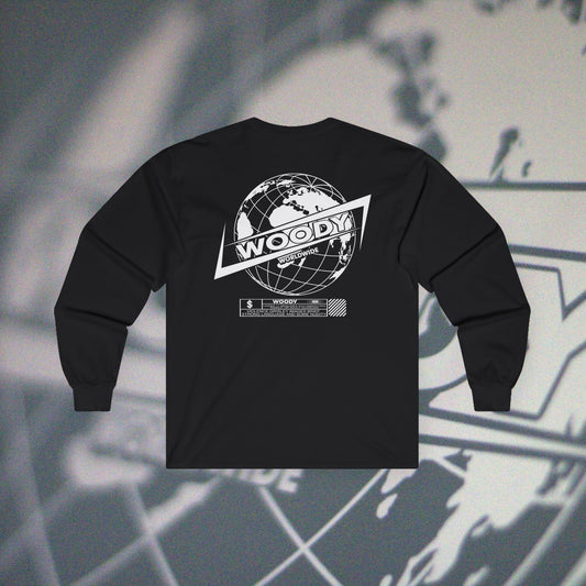 Woody Worldwide - Black - Long Sleeve