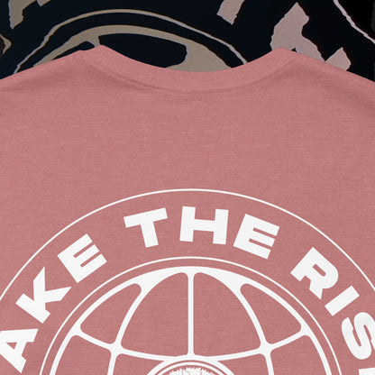 Take The Risk - Heather Mauve - T-Shirt