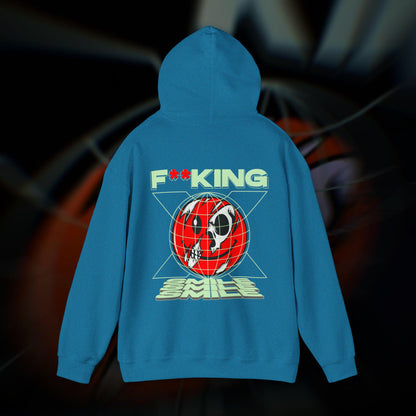 F**KING SMILE! - Antique Sapphire - Hoodie