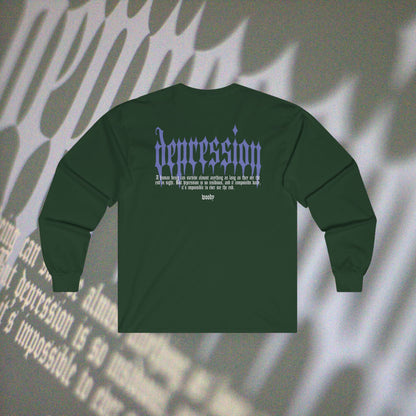 Depression - Forest Green - Long Sleeve