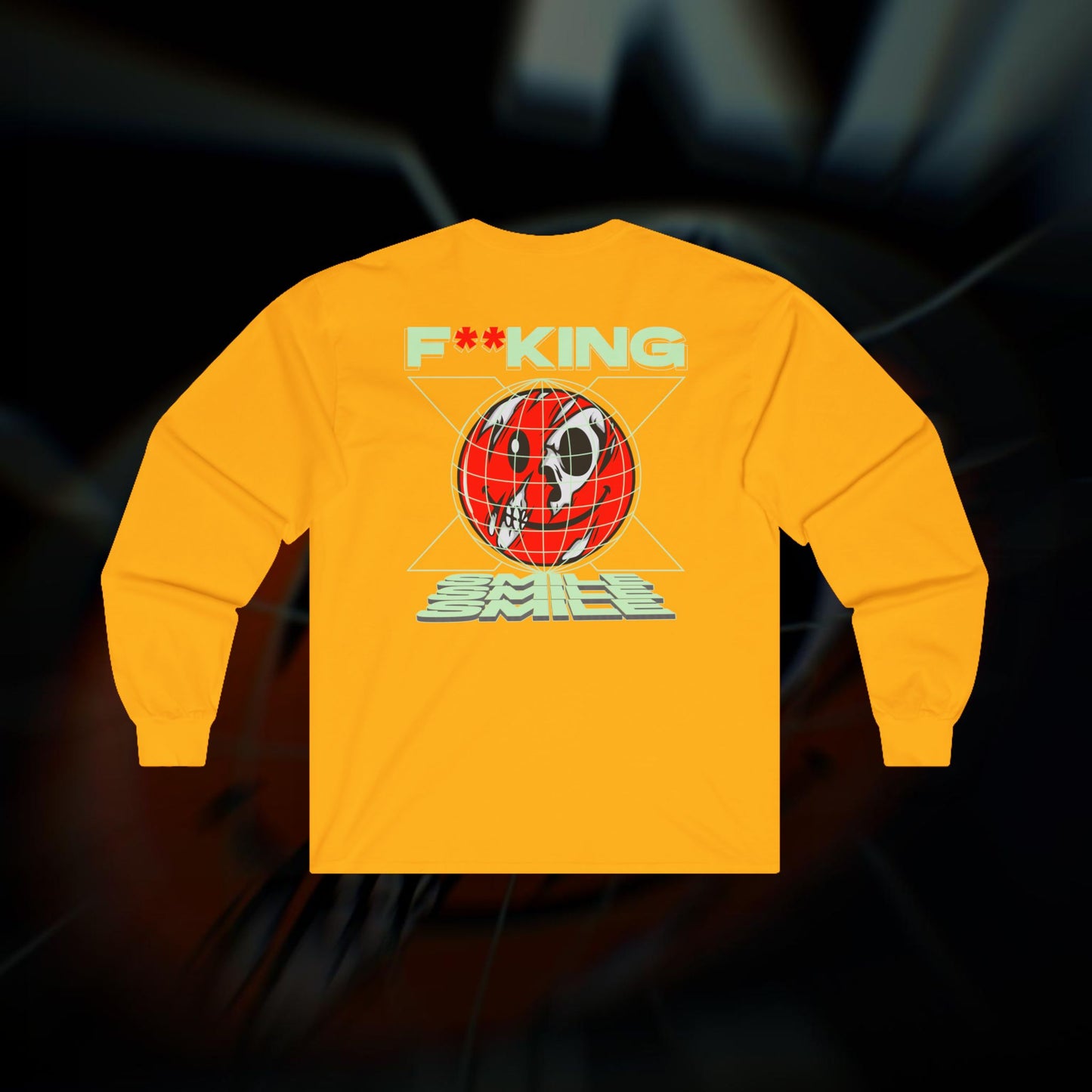 F**KING SMILE - Gold - Long Sleeve