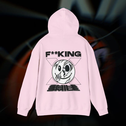 F**KING SMILE! - Light Pink - Hoodie