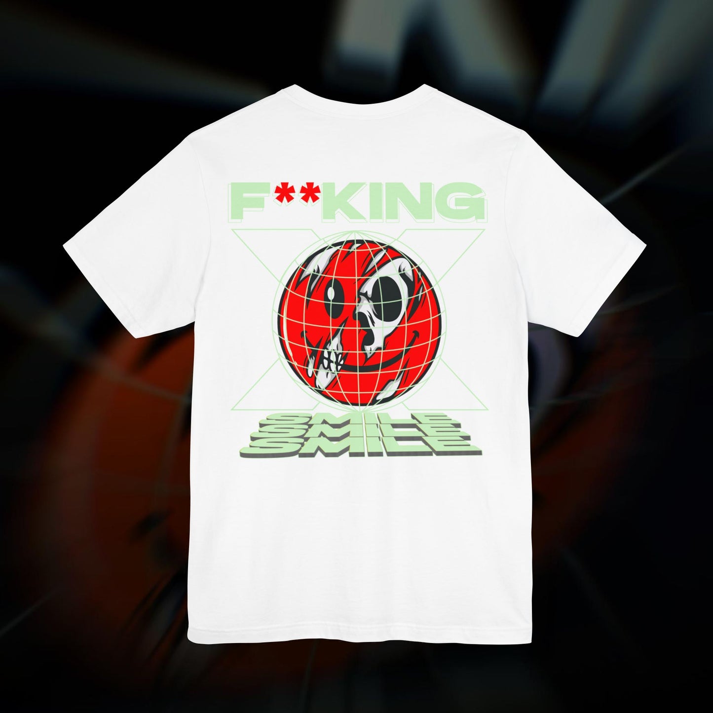 F**KING SMILE - White - T-Shirt