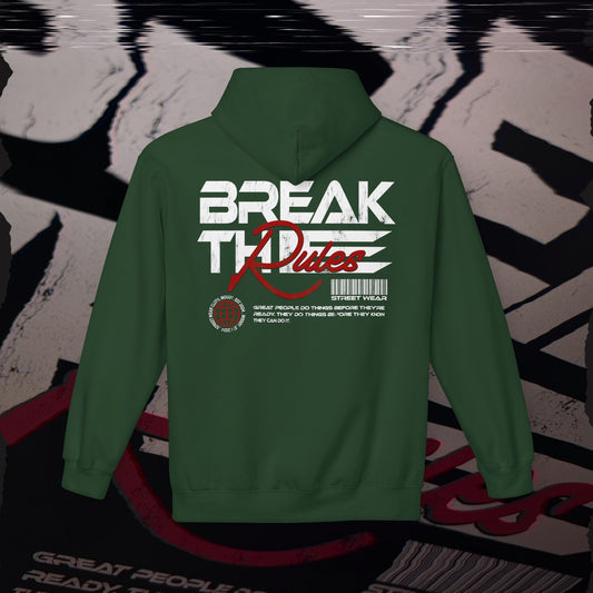 Break The Rules - Forest Green - Hoodie