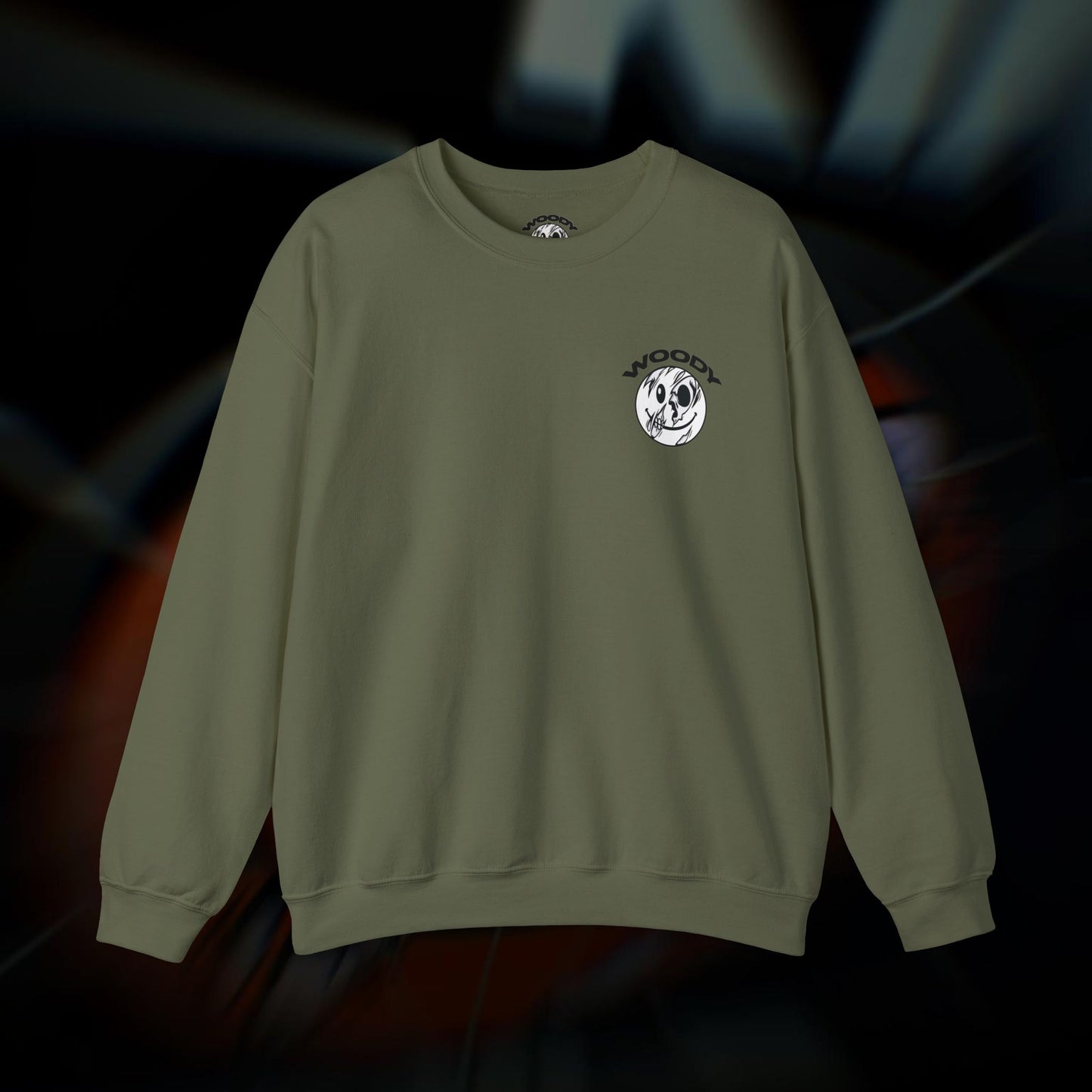 F**KING SMILE - Military Green - Crewneck