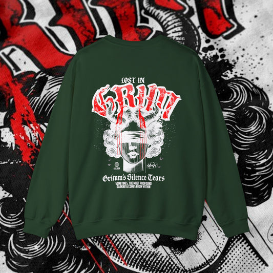 Lost In Grim - Forest Green - Crewneck