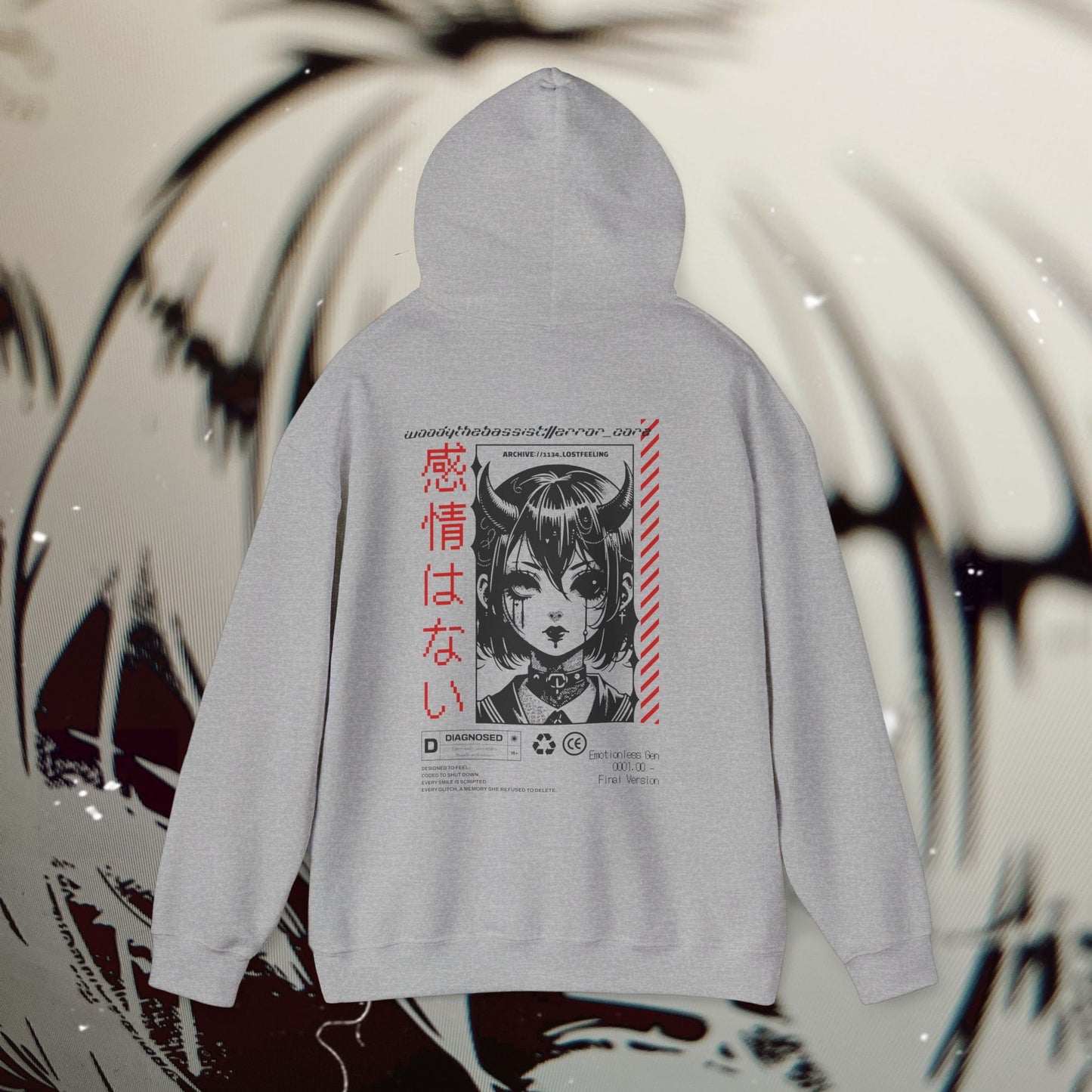 EMOTIONLESS_GEN - Sport Grey - Hoodie
