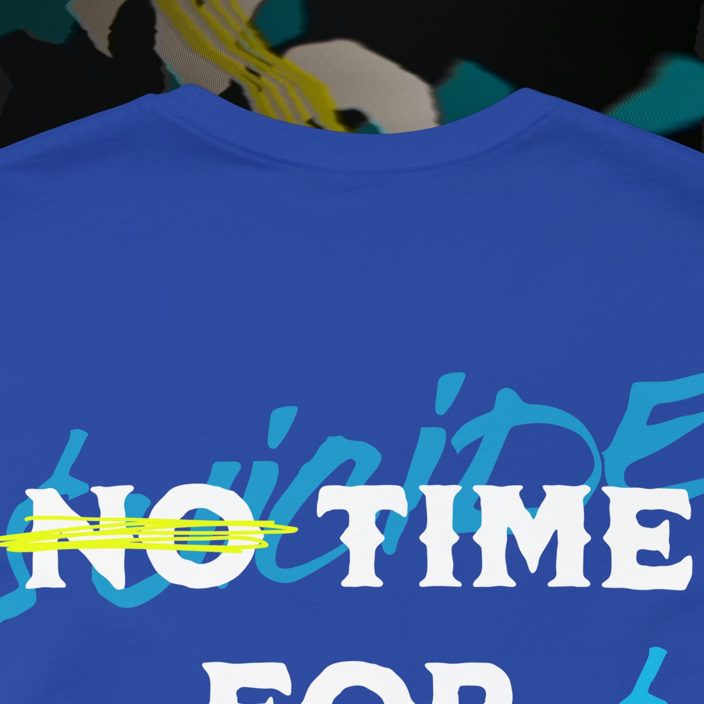 No Time For Romance - Blue - T-Shirt