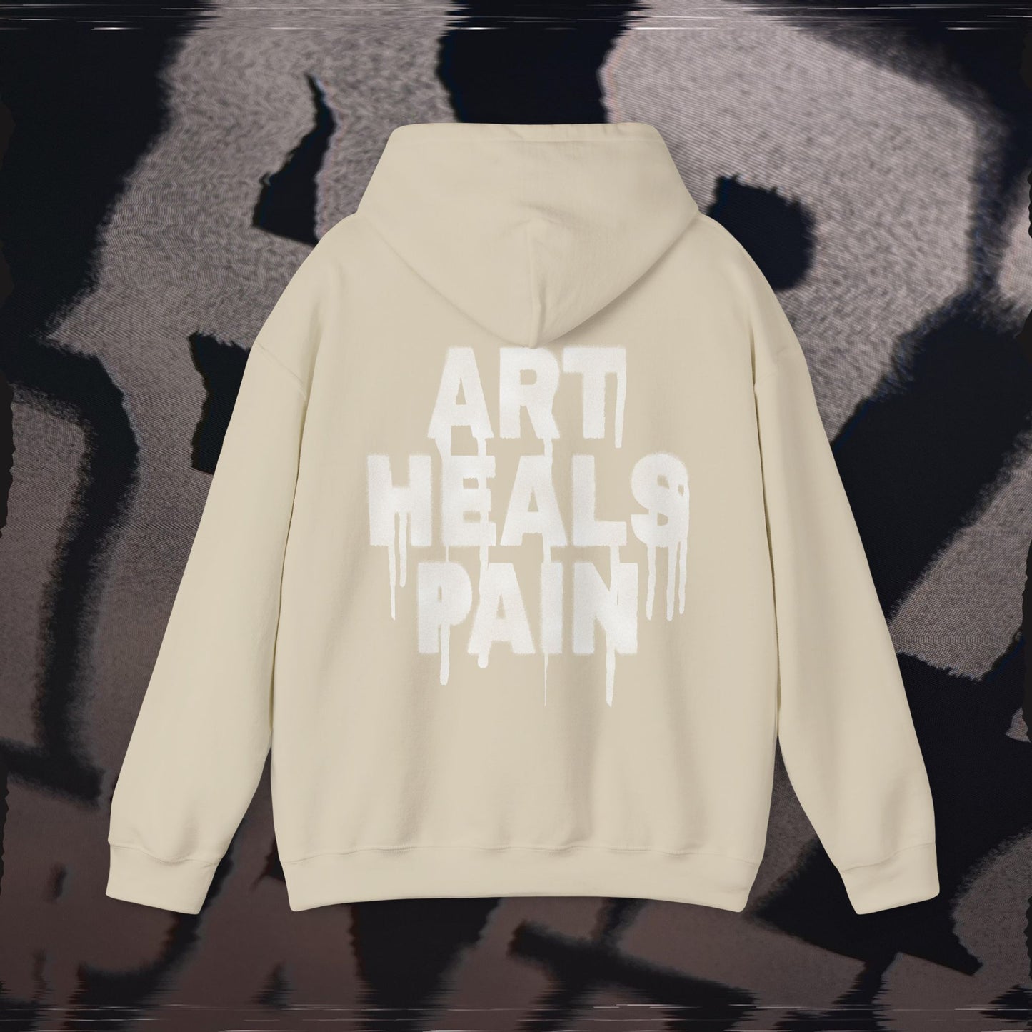 Art Heals Pain - Sand - Hoodie