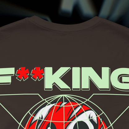 F**KING SMILE - Brown - T-Shirt