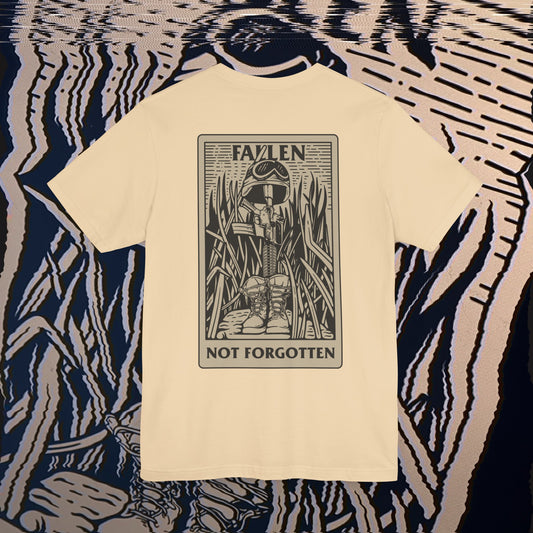 Fallen, Not Forgotten - Soft Cream - T-Shirt