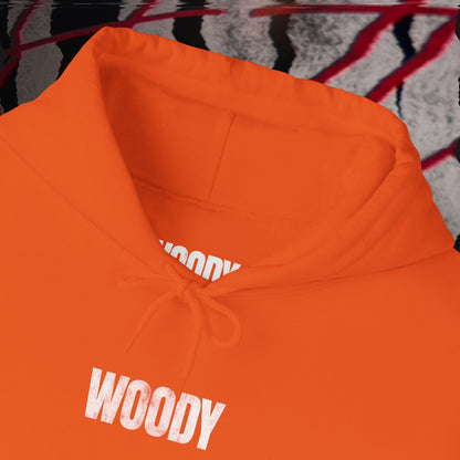 No One Cares, Hustle Harder - Orange - Hoodie