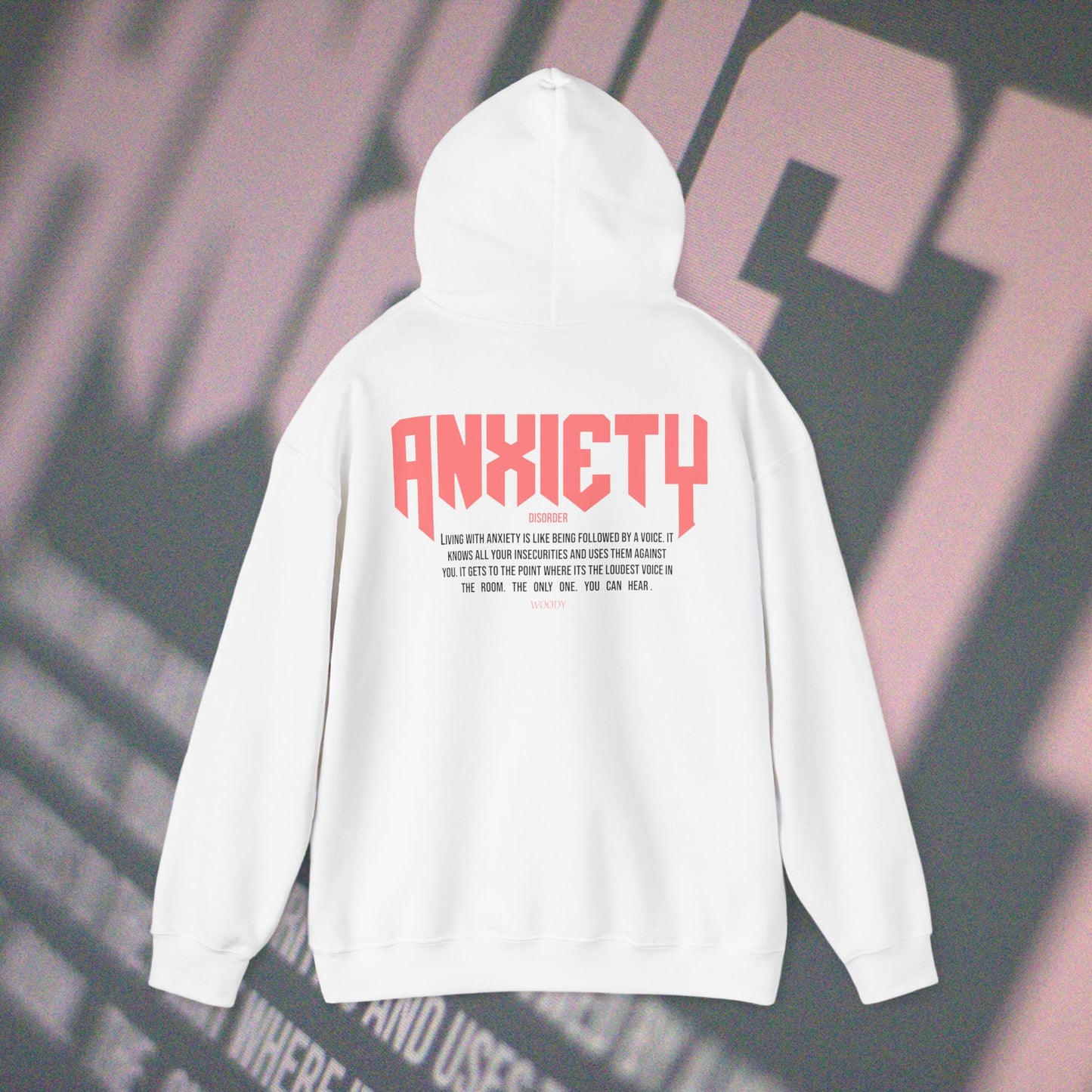 Anxiety - White - Hoodie