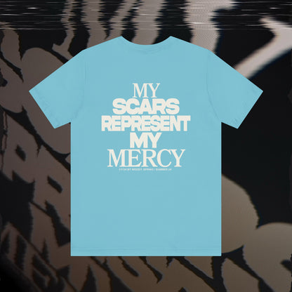 My Scars Represent My Mercy - Turquoise - T-shirt