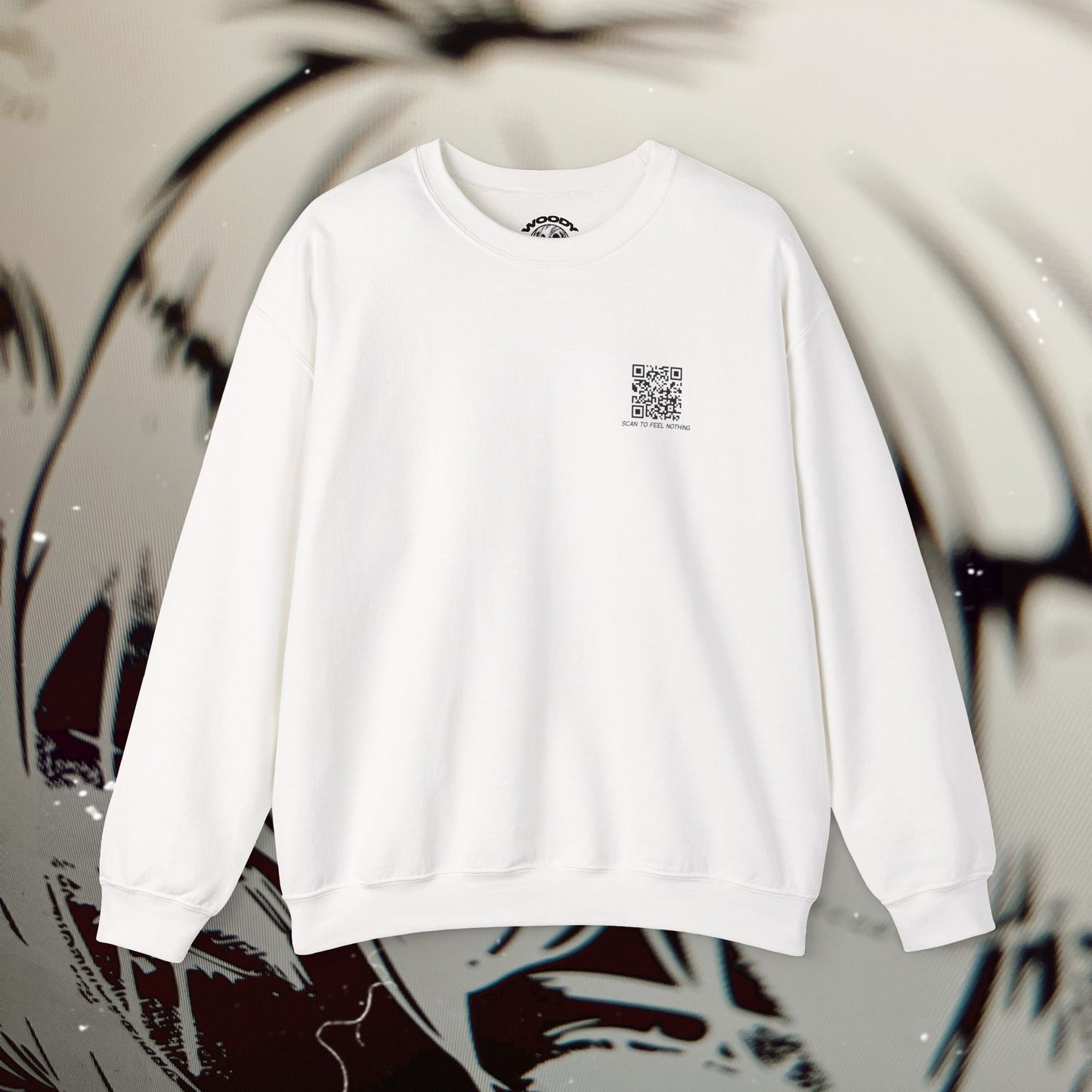EMOTIONLESS_GEN - White - Crewneck
