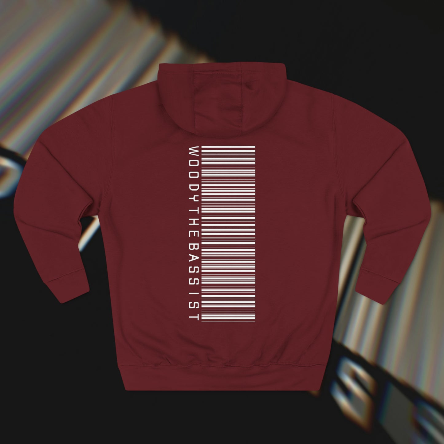 Barcode - Burgundy - Hoodie