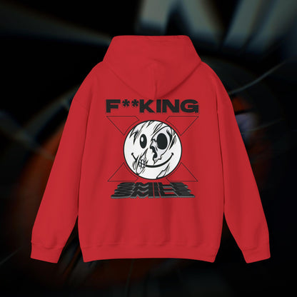 F**KING SMILE! - Red - Hoodie