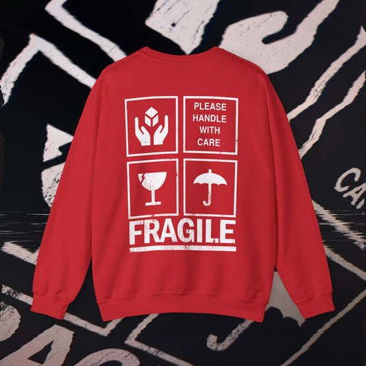 Fragile - Red - Crewneck