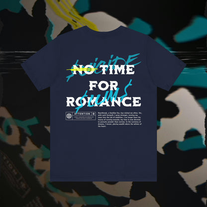 No Time For Romance - Navy - T-Shirt