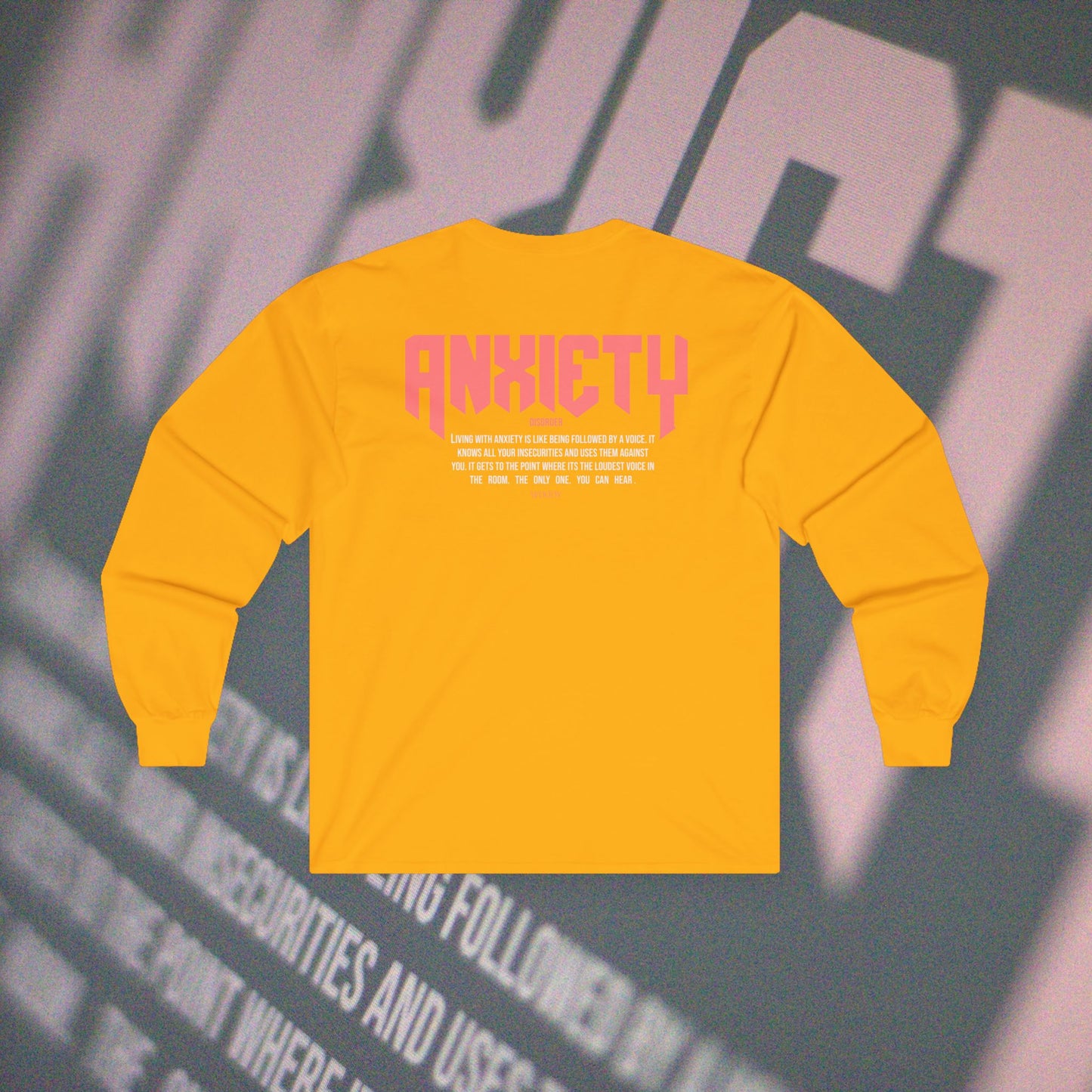 Anxiety - Gold - Long Sleeve