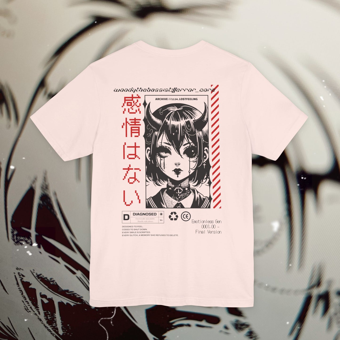 EMOTIONLESS_GEN - Soft Pink - T-Shirt