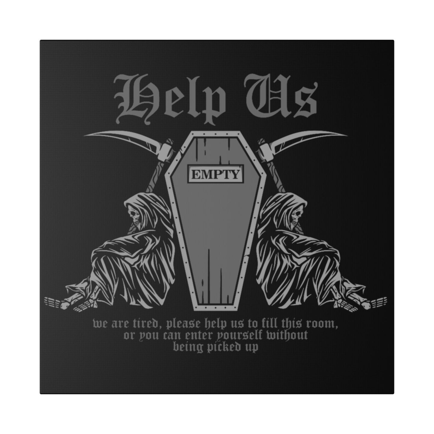 Help Us - 20x20 - Canvas Art