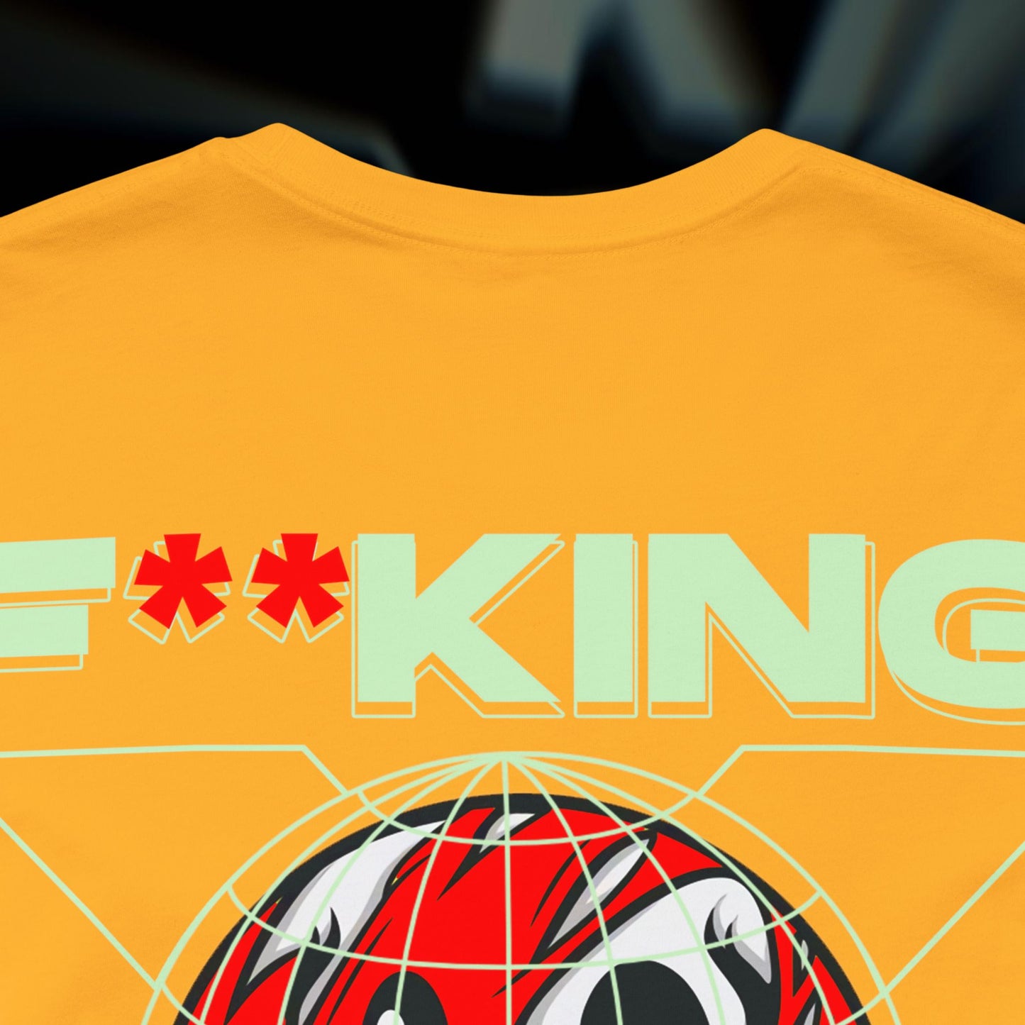 F**KING SMILE - Gold - T-Shirt