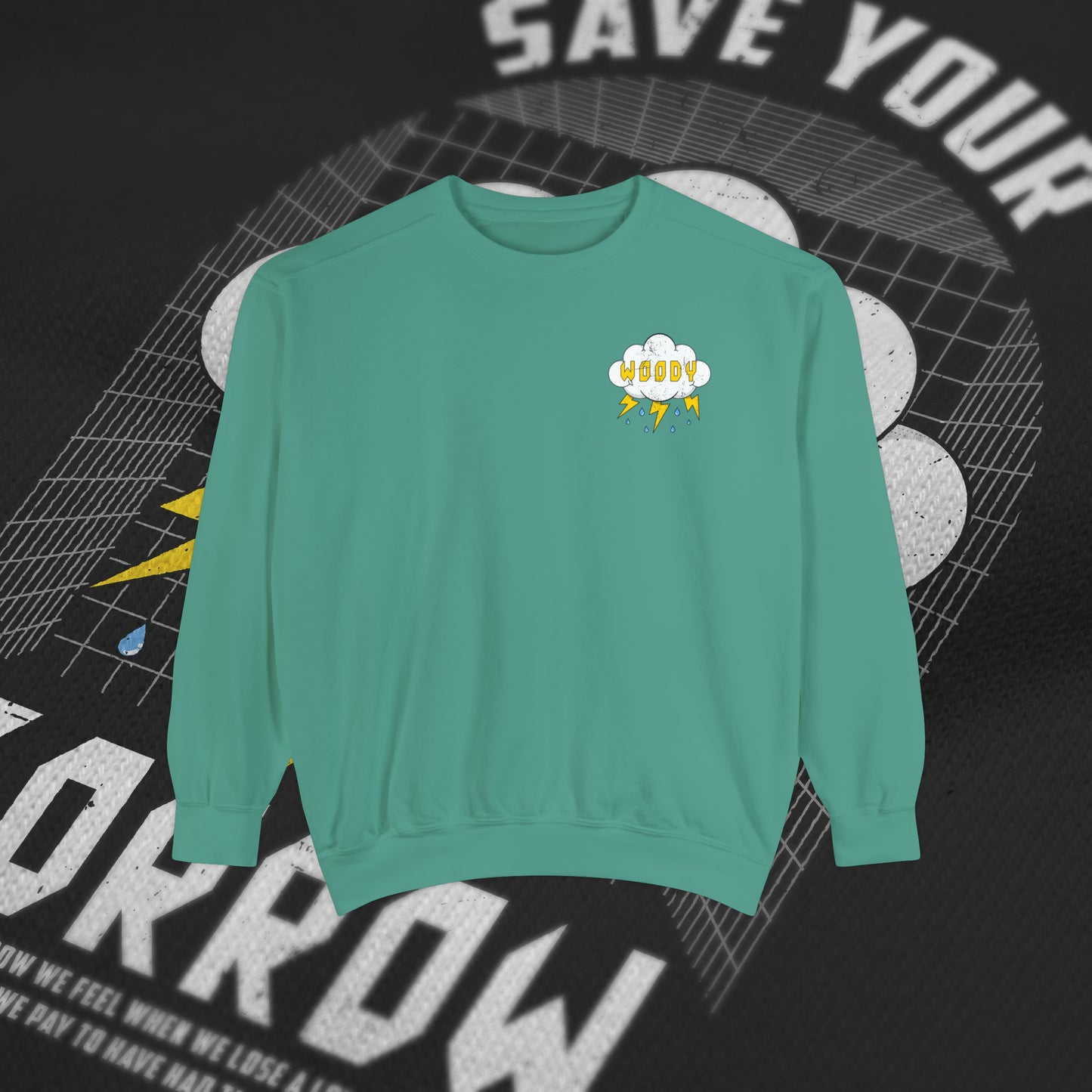 Save Your Sorrow - Light Green - Crewneck