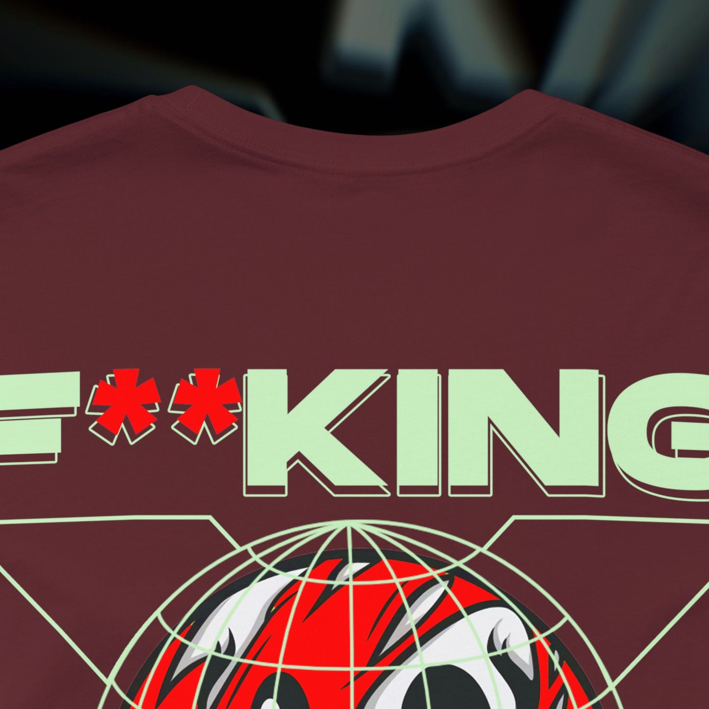 F**KING SMILE - Maroon - T-Shirt