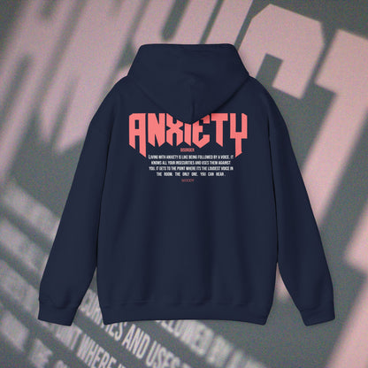 Anxiety - Navy - Hoodie