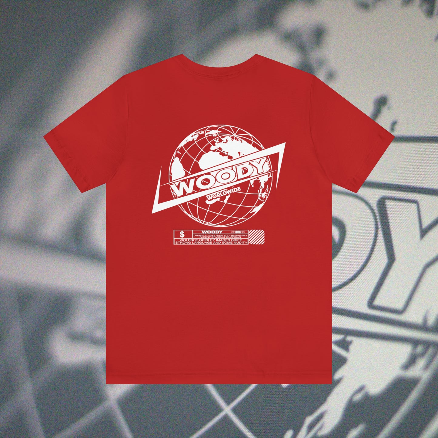 Woody Worldwide - Red - T-Shirt