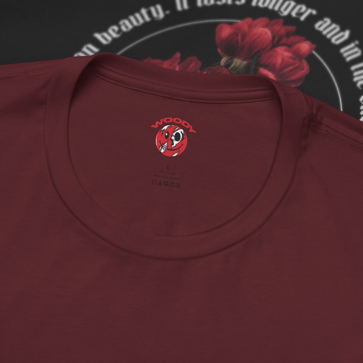 Shape Of Beauty - Maroon - T-Shirt