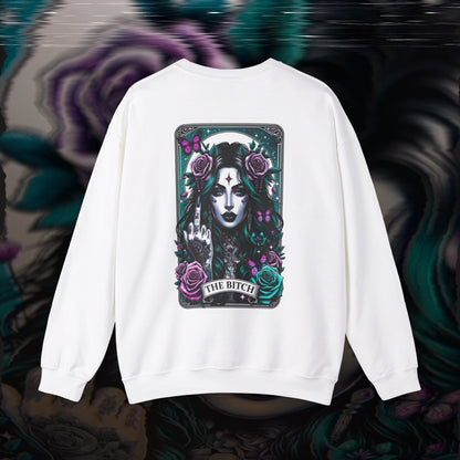 The Bitch - White - Crewneck