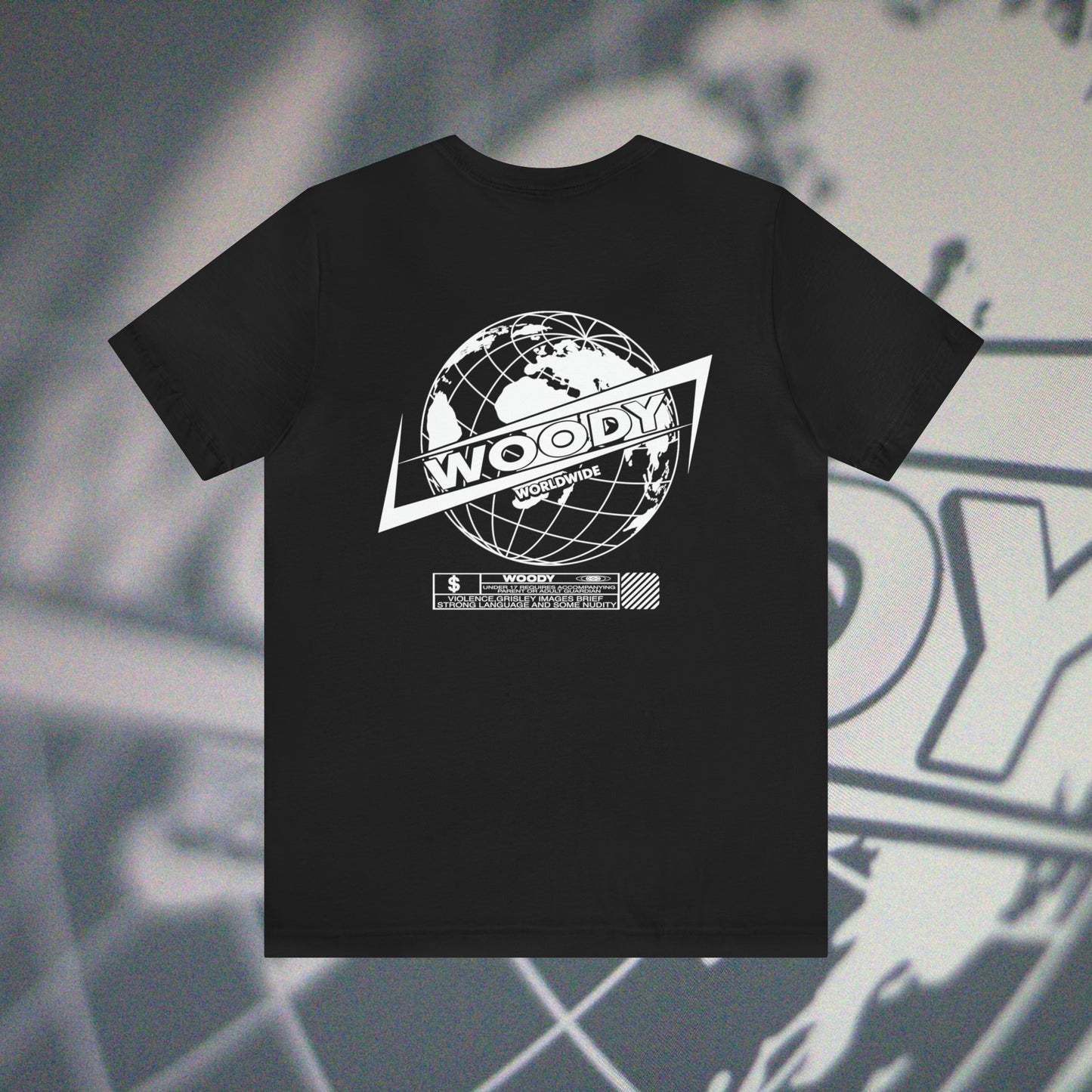 Woody Worldwide - Black - T-Shirt