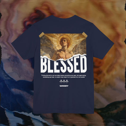 Blessed - Navy - T-Shirt